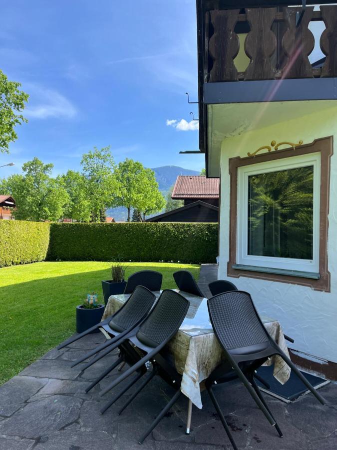 Doppelhaushaelfte Zugspitzblick Mit Privatem Garten Garmisch-Partenkirchen járás Kültér fotó
